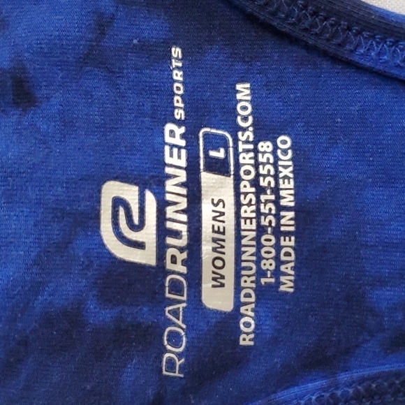 Road Runner Sports- Royal blue/Black Racerback Active Tank Sz.L - Picture 4 of 4